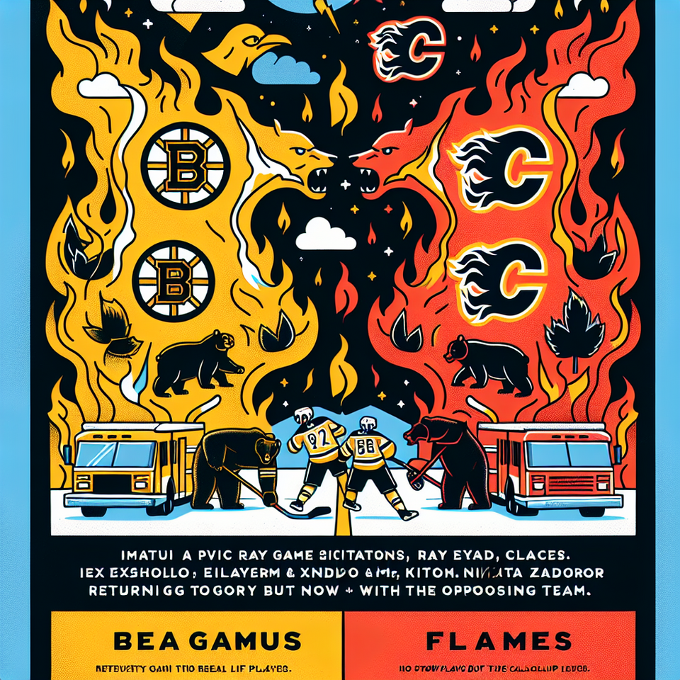 Bruins vs Flames: Lindholm, Zadorov Return to Calgary in Key Road Matchup