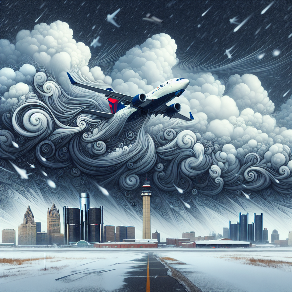 Delta Airlines Ground Stop Lifts, But Weather Woes Continue at Detroit Airport