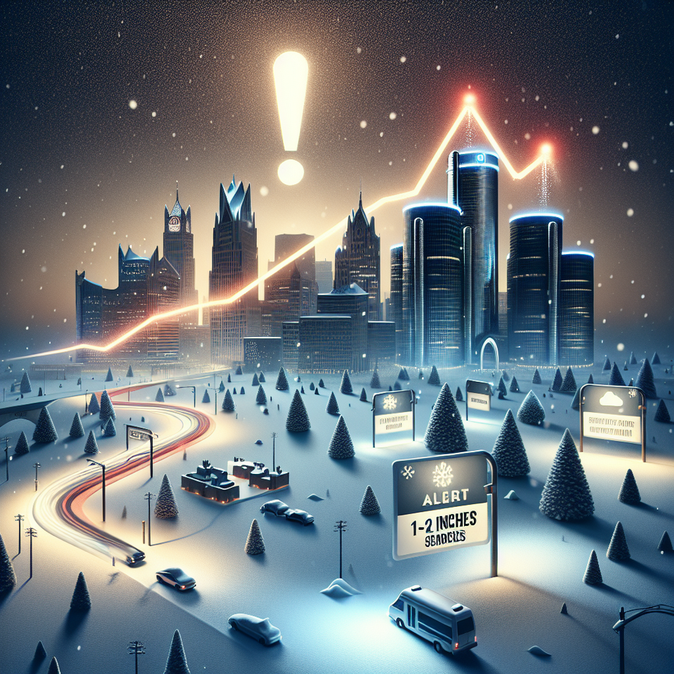 Snow Alert in Metro Detroit Drives Spike in Forecast Searches