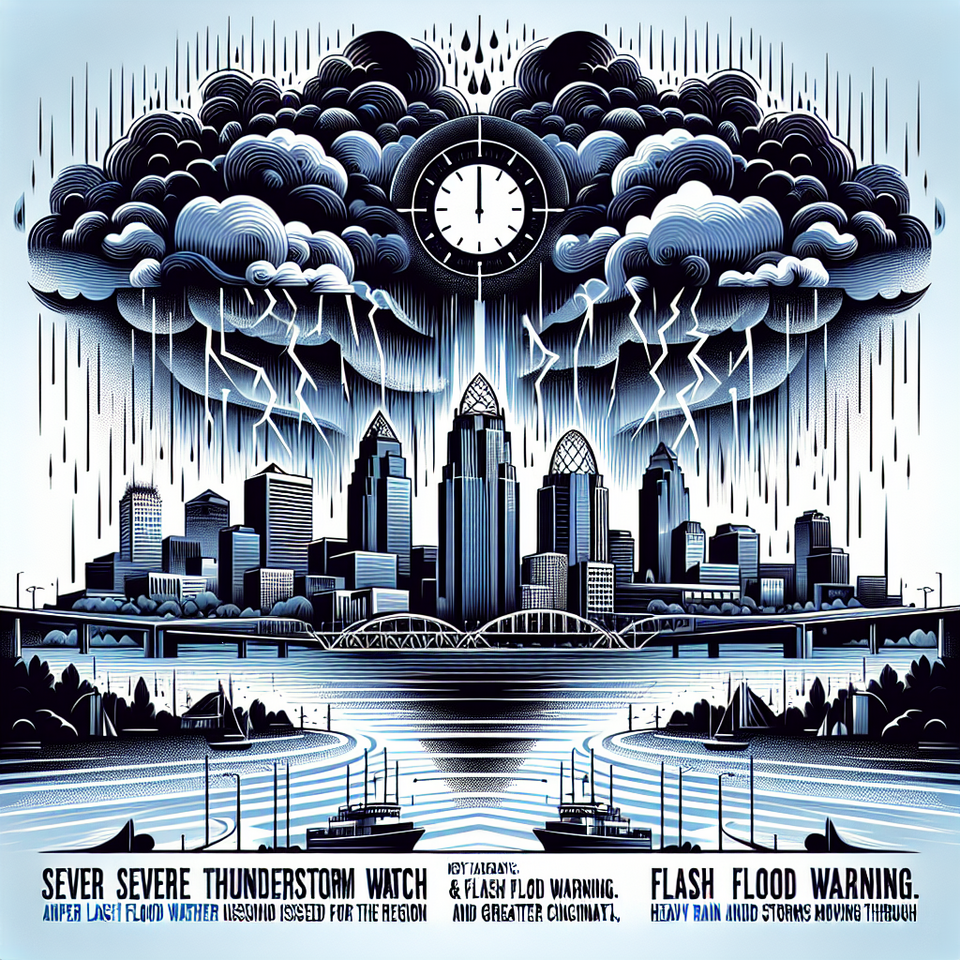 Severe Weather Rolls Through Greater Cincinnati, Public Urged to Stay Alert