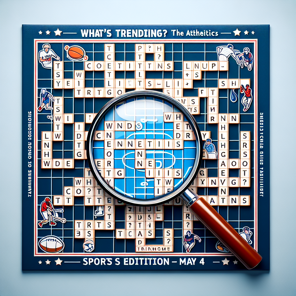 What’s Trending? The Athletic’s Connections: Sports Edition May 4 Puzzle