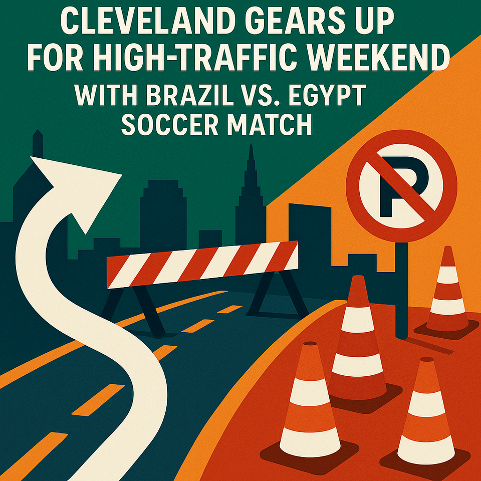 Cleveland Gears Up for High-Traffic Weekend with Brazil vs. Egypt Soccer Match